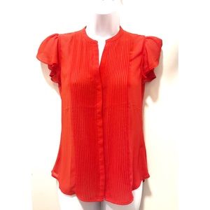 H&M Red Blouse Small